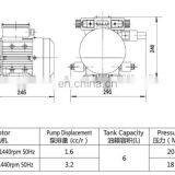 220v 0.75kw/1.5kw 1440rpm 50hz Small Hydraulic Power Pack Unit for Electric-basketball Stands thumbnail-2