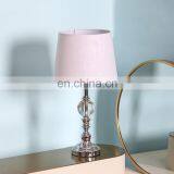 European Modern Design Indoor Decorative Silver Metal Desk Lamp for Bedroom thumbnail-2
