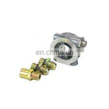 Modified Instrument Aluminum Material Silver Car Oil Cold Cake and Three-way Water Temperature Universal Car Cake thumbnail-4