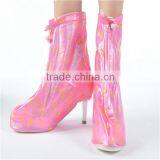 High Heel Rain Shoe Cover Waterproof Shoe Cover Reusable Shoe Covers for Women thumbnail-2