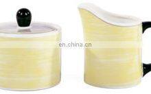 Bucolic Style Yellow Leaves Ceramic Coffee Mug Tea Cup Dinner Plate Ceramic Cup For Porcelain Tableware Set thumbnail-3