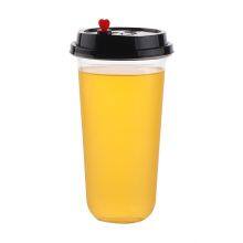 12oz 16oz PLA Corn Starch High Transparent Milk Tea Plastic Cup or Degradation Cup thumbnail-5