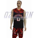 Guangzhou Factory Oem Wholesale Custom Team Basketball Jerseys Reversible Mesh Basketball Jerseys thumbnail-5