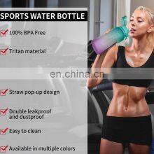 Supplies BPA Free Motivational Outdoor Sublimation Logo 2021 Clear Sports Water Bottle thumbnail-4