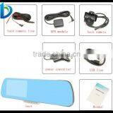 Android gps dvr rearview mirror