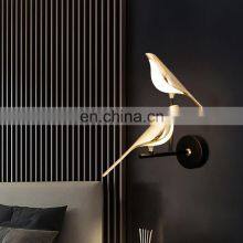 New Design Decoration Indoor Black Gold Aluminum Acrylic Iron Bedroom Modern LED Wall Lamp thumbnail-5