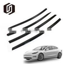 Car External Accessories Rain Cover Trim Sticker For Tesla Model 3 thumbnail-3