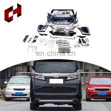 CH Hot Selling Wide Front Grille Side Stepping Ducktail Spoiler Led Light Full Kits For Toyota Vellfire 2015-2018 to 2019-2020 thumbnail-3