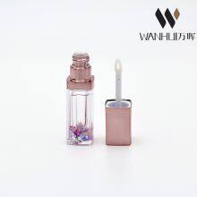 LP004 Empty Cosmetic Liquid Lip Gloss Tube Container Lipstick Screen Printing Square Hot Stamping Screw thumbnail-2