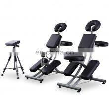 Portable Massage Spa Chair Pink Tattoo Treatment Chair Hydraulic Ink Bed Tattoo Chair
