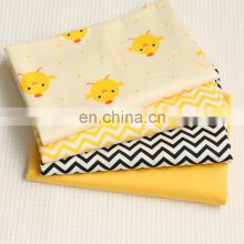 Cotton cartoon printed fabric With chicken ripple print fabric kindergarten baby pure cotton bedding fabric
