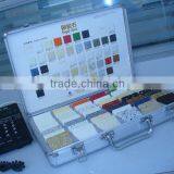 Aluminum Artificial Stone Display Box With Inner Lattice Shape