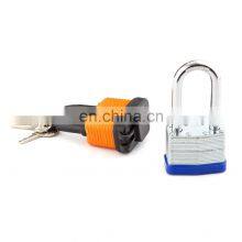 Дешевые, прочные оранжевые бронзовые замки на сейфовые двери с покрытием из пластика ABS с ключом thumbnail-3