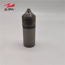 frosted gray anti-theft PET E-liquid plastic childproof oil ink squeeze bottle tip lid 10ml 30ml 50ml  liquid juice eye dropper bottle