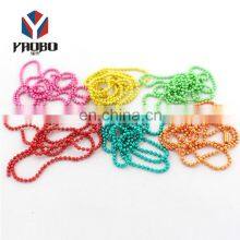 Fashion High Quality Metal Promotional Colorfully Ball Chain thumbnail-5