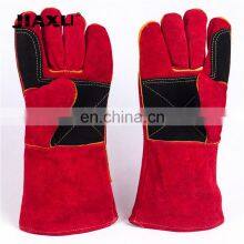 Wholesale Cheap Cowhide Split Leather Working Safety Driving Gloves Welding thumbnail-5