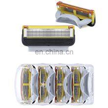 No Disposable 5 Blades Razor Blade For Men Shaving Factory Price Replacement Cartridge For Men Personal Care thumbnail-4