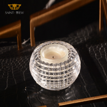 Wholesale Hot-selling Glass Transparency Home Decor Collection Set Incense Burner Candle Holder thumbnail-5
