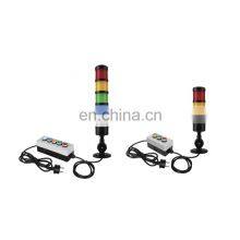 3 Layers LED Signal Tower Light With Switch Red Yellow Green Warning Light