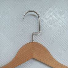 Eco-friendly Custom Beech Hanger With Shelft Hose Grooves Hotel Smooth Durable Wooden Cloth Hangers thumbnail-3