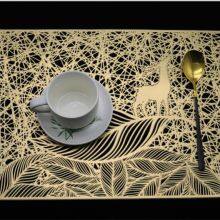 Rectangular Placemat Nordic Hollow Table Mat PVC Table Mat For Table Decoration Kitchen Accessories thumbnail-3