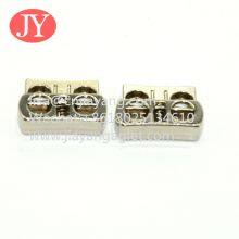 Polish Metal Drawstring Stopper Silver Shoelace Cord Ends Stopper Custom Size thumbnail-5