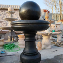 Ou Yi Stone Sculpture Fountain Manufacturer Sunset Red Wind Water Ball Villa Landscape Decoration Marble Fountain Processing Customization thumbnail-5