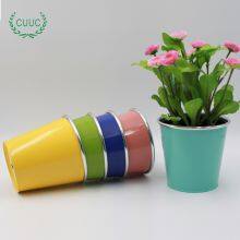 CUUC Tin Metal Hanging Flower Pot Flower Bucket Hanging Planter thumbnail-5