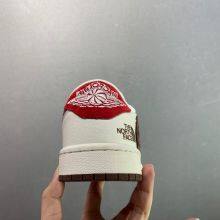 Nike Air Jordan 1 Low Customized AJ Collaboration Low-top Retro Sneakers, Comfortable Women's Running Shoes thumbnail-4