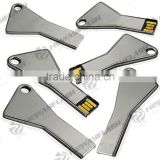 Christma promotional gifts metal key shape 8GB usb flash drive
