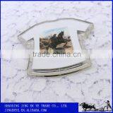 High Quality T-Shirt Shape Clear Acrylic Fridge Magnet thumbnail-4