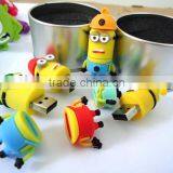 Promotion Gift Minions Usb Flash Drive Cute Gift for Children