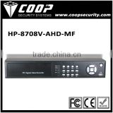 8CH AHD 1080P realtime standalone DVR CVI TVI DVR cctv recorder IP security system