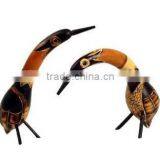 BIRD DESIGN PERUVIAN GOURD CRAFT