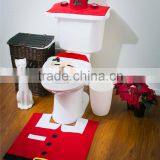 2015 Fancy Christmas Santa Toilet Seat Cover and Rug Set