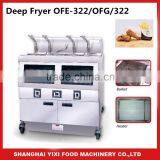 Open Fryer with oil filter system