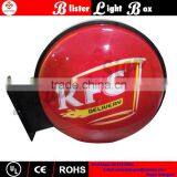 Advertising Silk Print KFC Acrylic Face Alumnium Frame Plexiglass Led Light Box