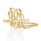 Personalized Monogram Necklace Custom Jewelry Any Initial Monogram Necklace Letter Pendant thumbnail-2