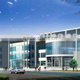 Alumimum Frameless ACP Curtain Wall New Design