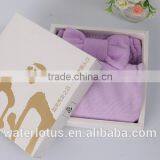 Hot Sell Headband Packing Box Purple Bow Headband With Hand Face Towel thumbnail-3