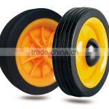 5 inch semi-pneumatic rubber wheel for push cart, hand trolley, industrial trolley