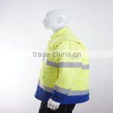 EN11612 EN20471 High Visibility Reflective Winter Safety Clothing With Fireproofing and Antistatic thumbnail-2