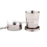5oz Mini Mirror Finish Stainless Steel Collapsible Cup