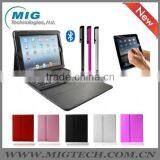 Wireless Bluetooth Keyboard Leather Case for Ipad Air , for New Ipad Case