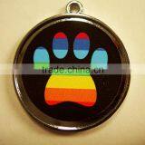 Low Price Custom Dog Tags Necklaces Newly Designing Paw Print Dog Tag High Quality Customized Dog Tags