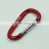 Wholesale D Shaped Lead Free Pantone Code Flat Carabiner Clip With Printing Logo thumbnail-3