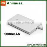 9.9mm USB Slim 5000mAh Original Xiaomi Power Bank Mi Portable Battery Pack Charger For Mi4 Mi3 For IPhone 6 5s Cell Phones Quality Choice thumbnail-2