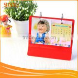 interesting with red acrylic calender stand