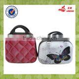 Red White Color Hot Sale Fashionable Designer 12/14 Inch High Quality Handles 100%ABS+ PC Hard Shell Lady Bag Set thumbnail-1
