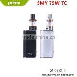 Hot selling SMY 75w tc box mod temperature control vaper mod e cigarette box mod